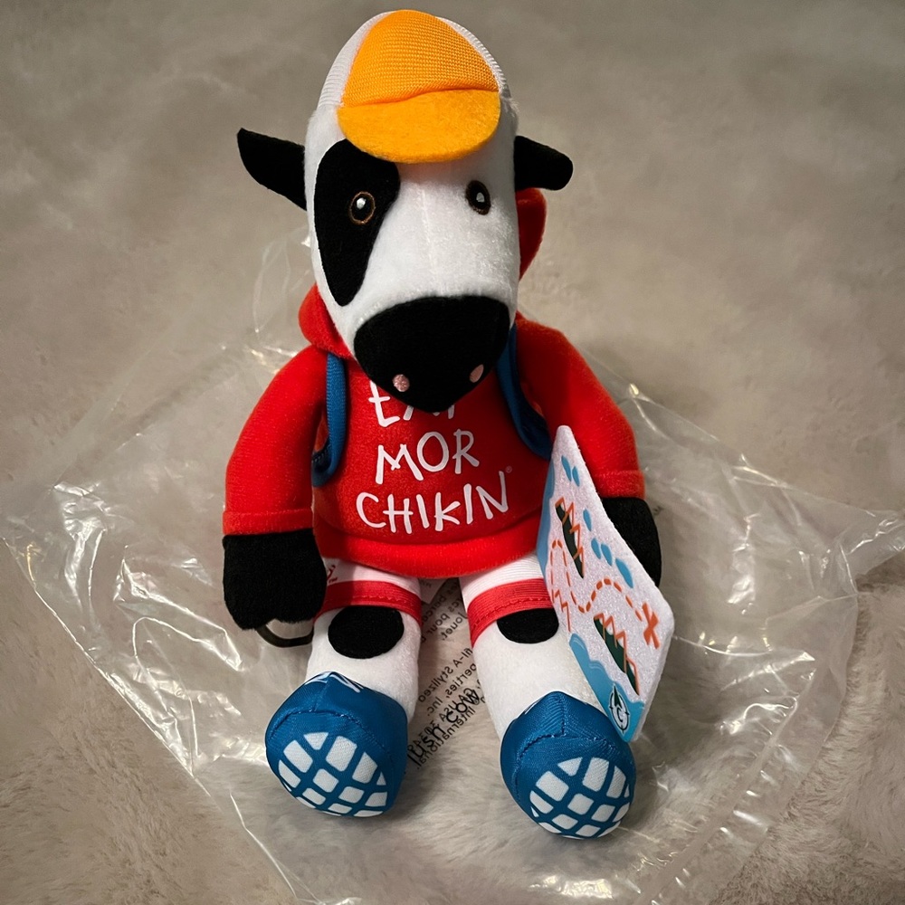 Chick fil a plush cow